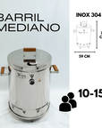 Barril Asador Mediano - Anubis Grill